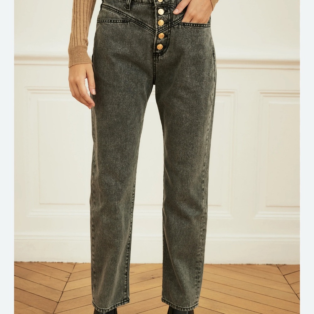 High Rise Black Jeans - Picture 3 of 3